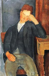 Amedeo Modigliani The Young Apprentice Sweden oil painting art